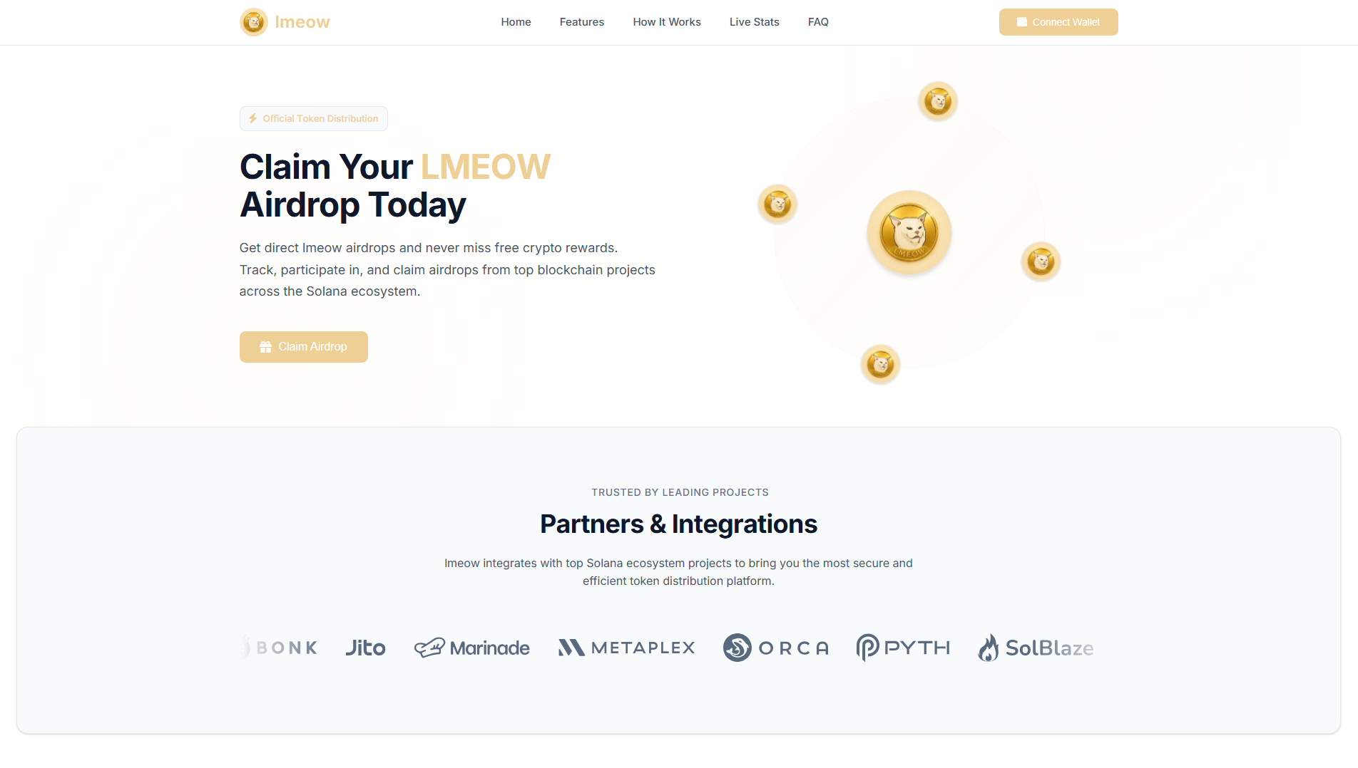 Screenshot of imeow.mempump.fun