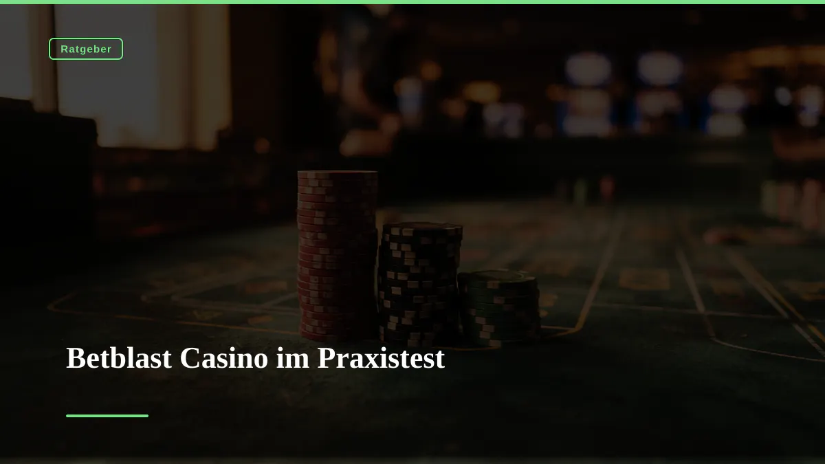 Betblast Casino im Praxistest