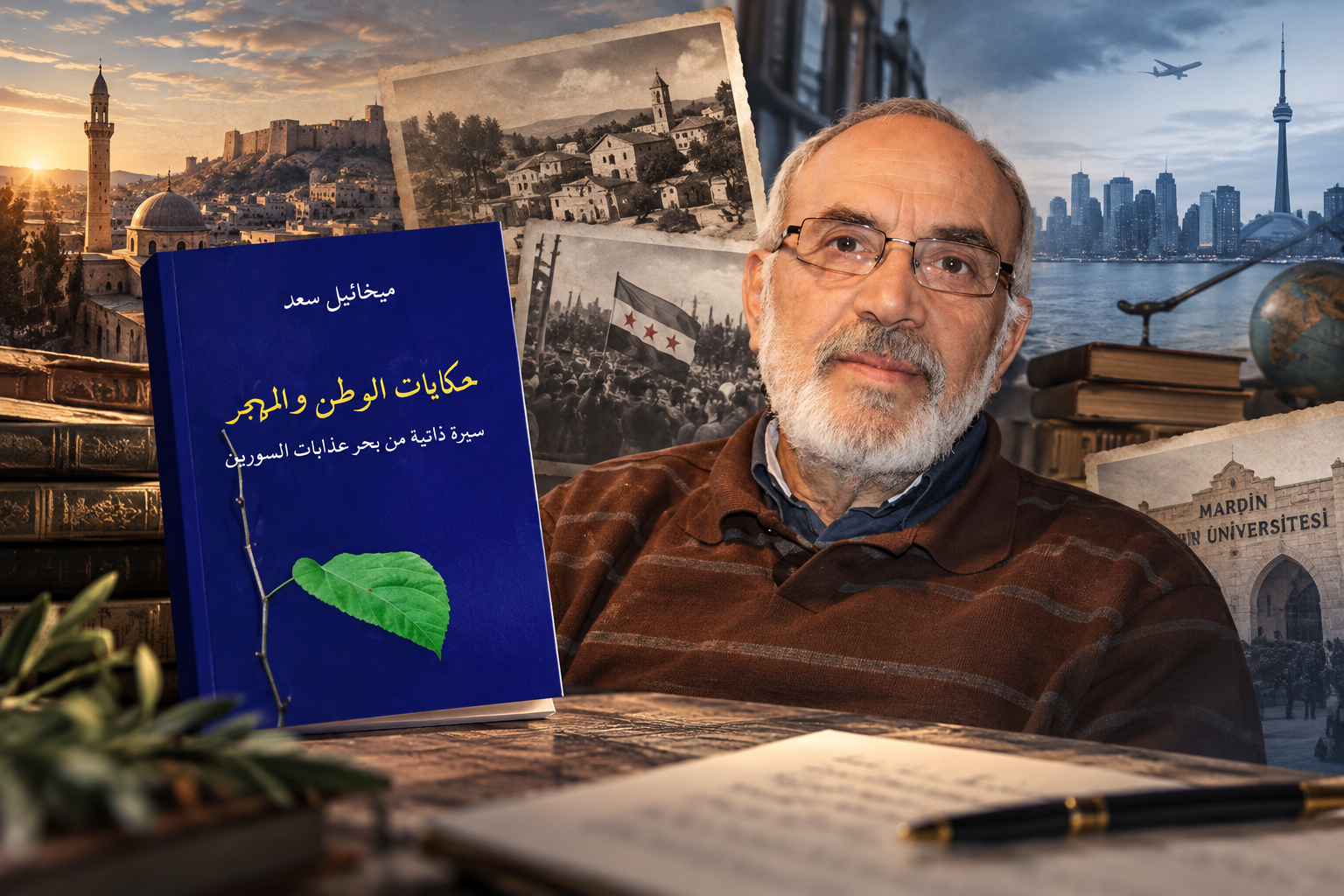 «حكايات الوطن والمهجر».. ميخائيل سعد يوثّق ذاكرة السوريين بين السجن والمنفى
