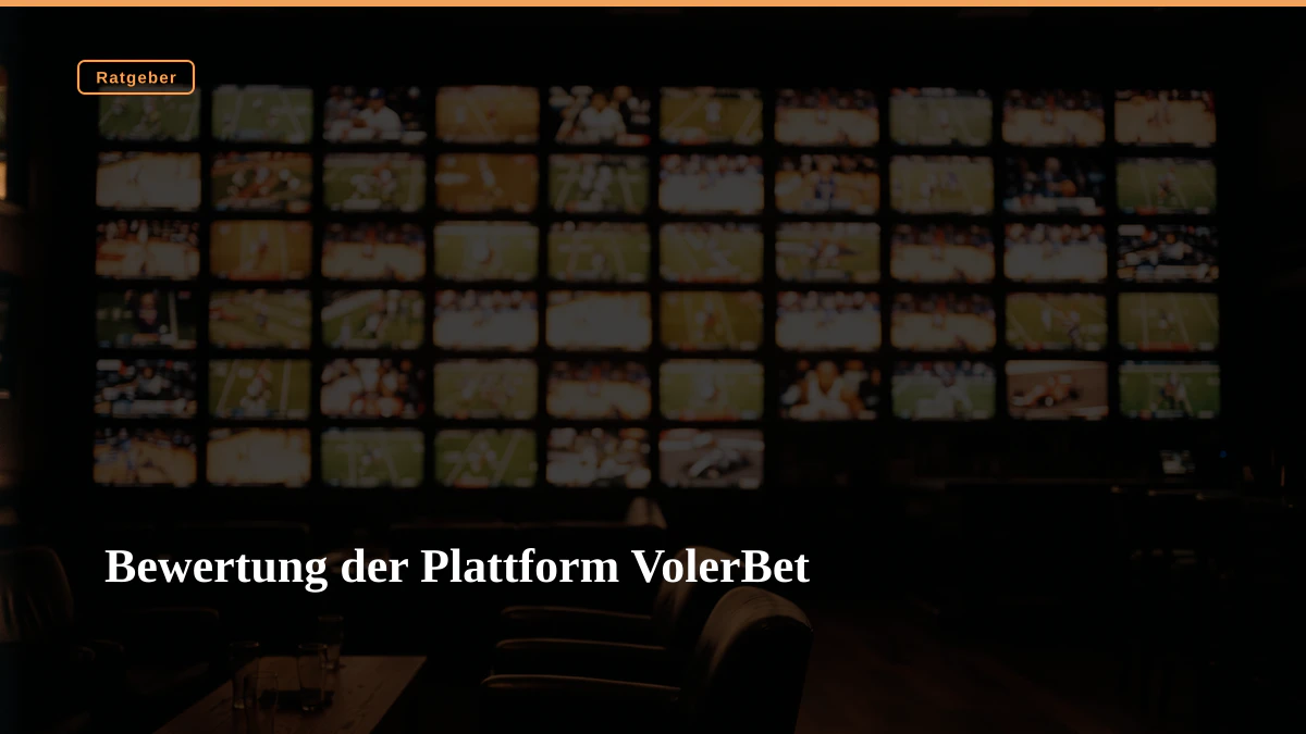 Bewertung der Plattform VolerBet