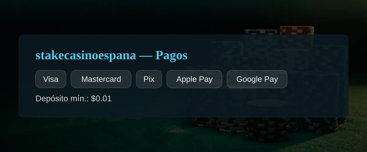 stakecasinoespana — Pagos: Visa, Mastercard, Pix, Apple Pay, Google Pay stakecasinoespana — Pagos: Visa, Mastercard, Pix, Apple Pay, Google Pay