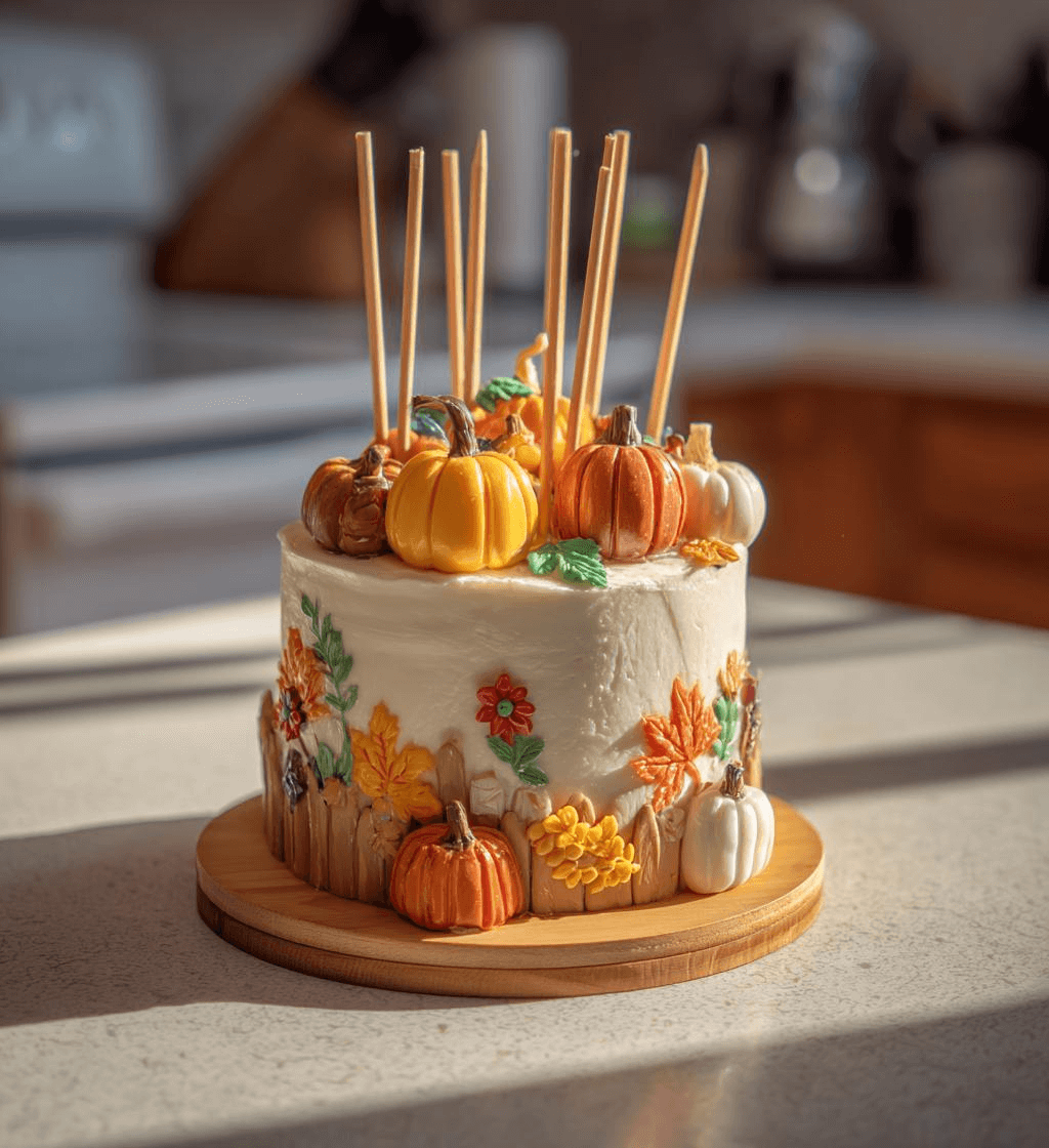 Thanksgiving Cake Topper step photo