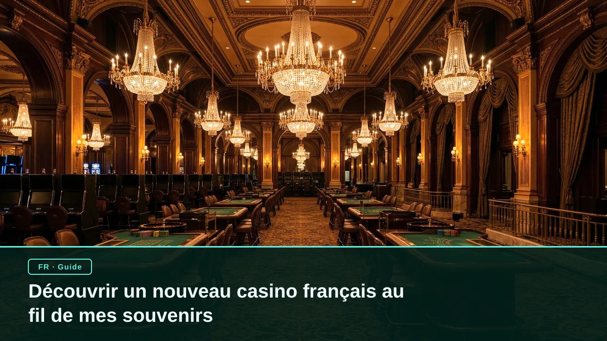 Découvrir un nouveau casino français au fil de mes souvenirs