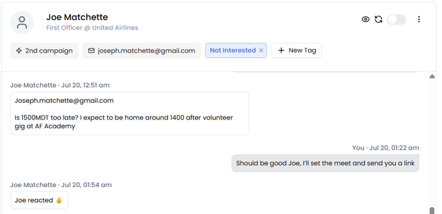 Joe Matchette conversation