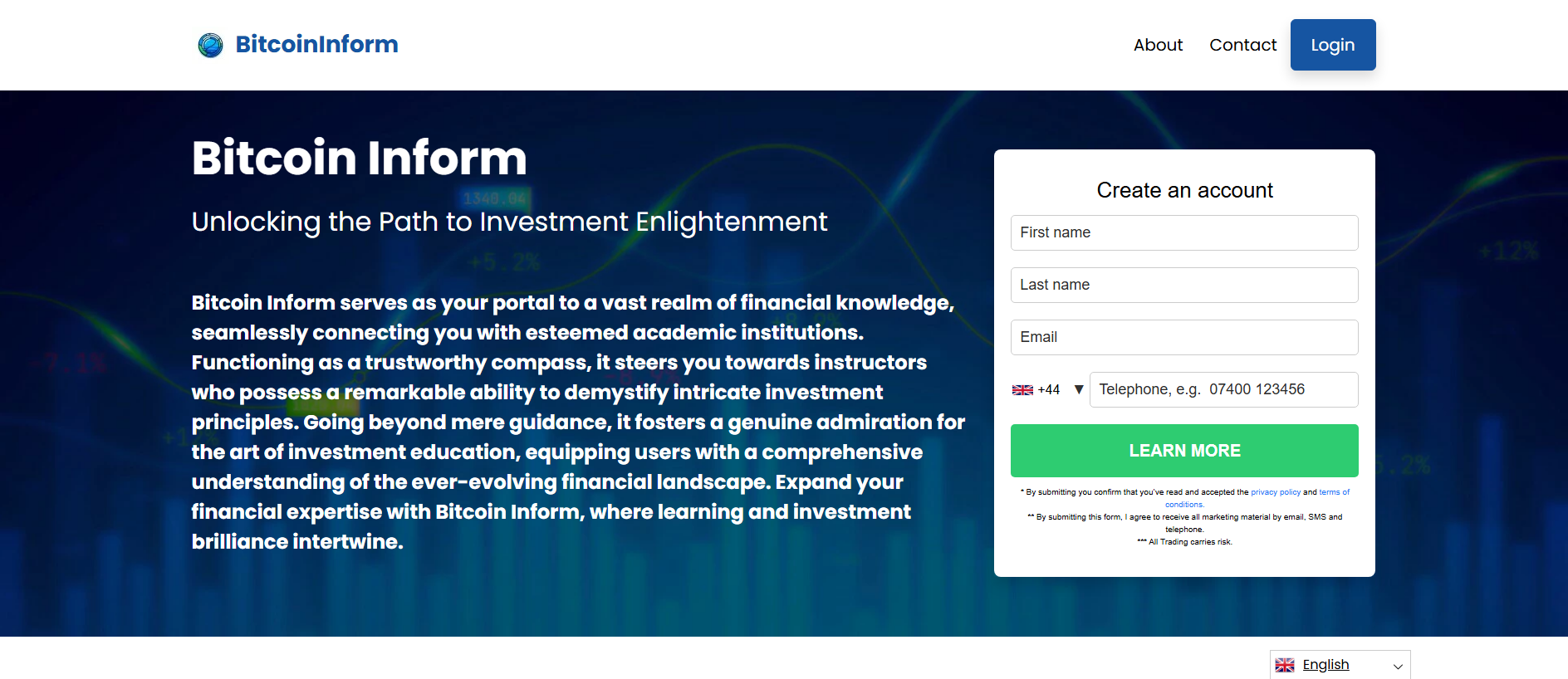 Stored capture of bitcoininform.org