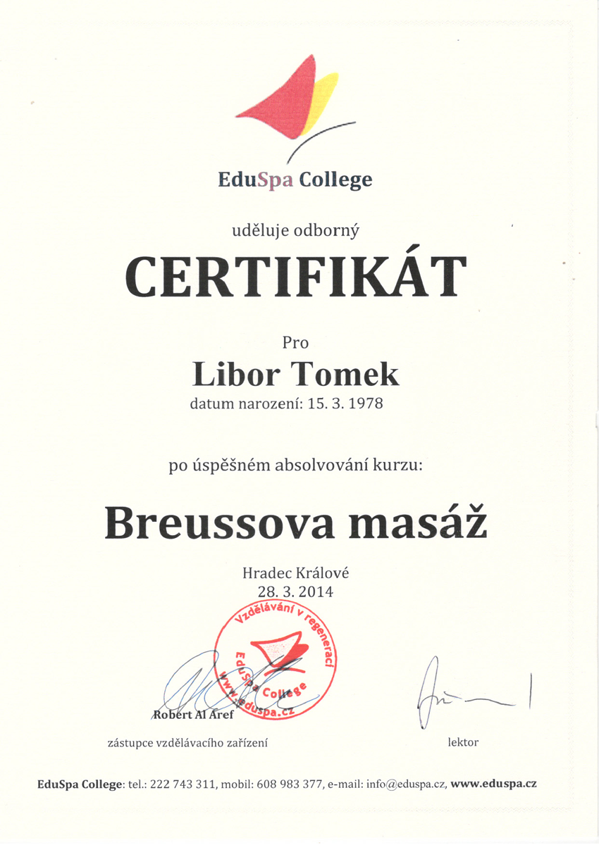 Certifikát 4