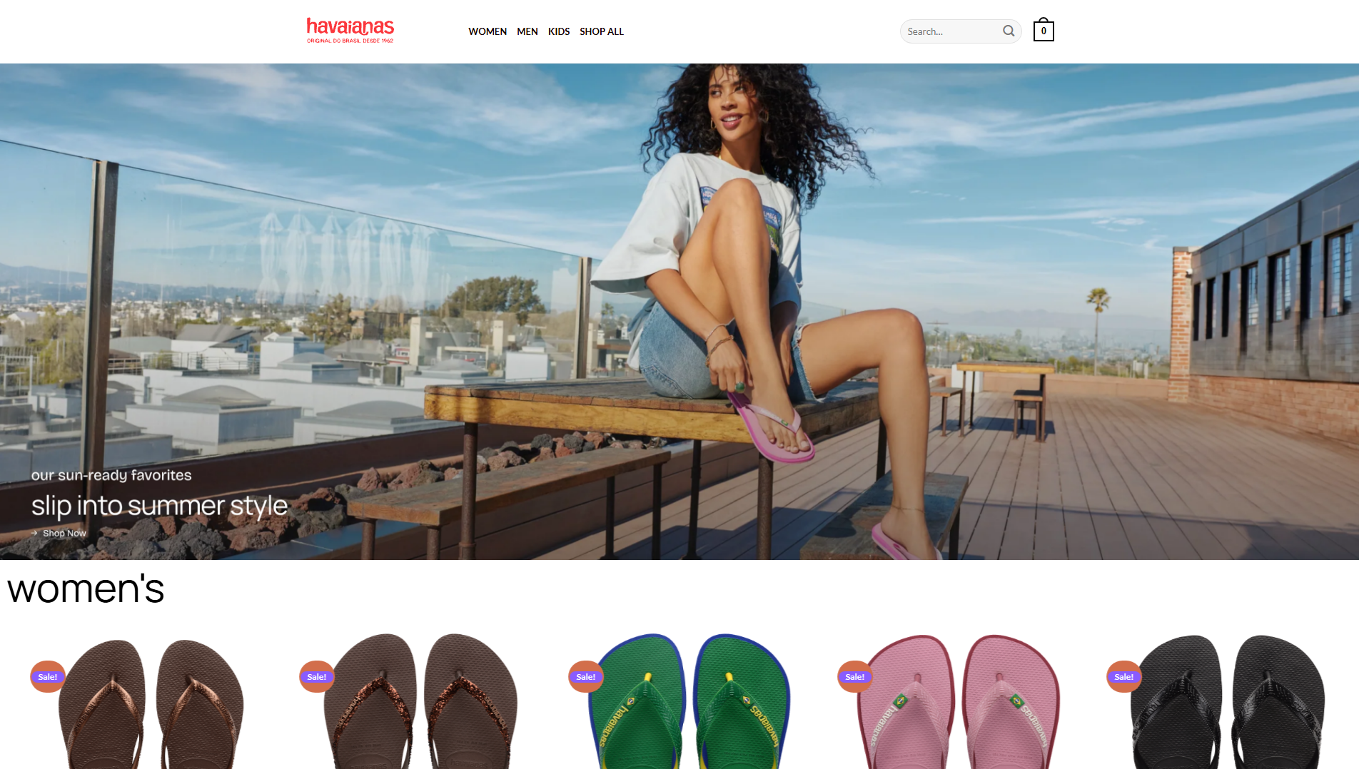 Stored capture of havaianasent.shop