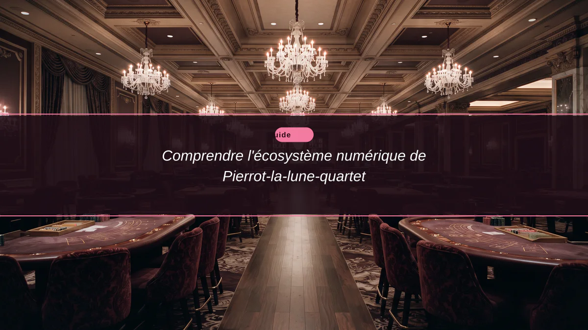 Comprendre l'écosystème numérique de Pierrot-la-lune-quartet