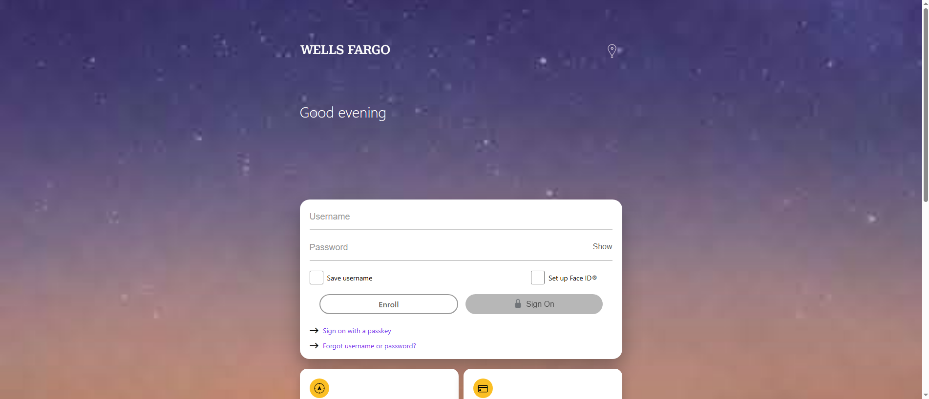 Forensic screenshot of [REDACTED] showing the phishing page layout