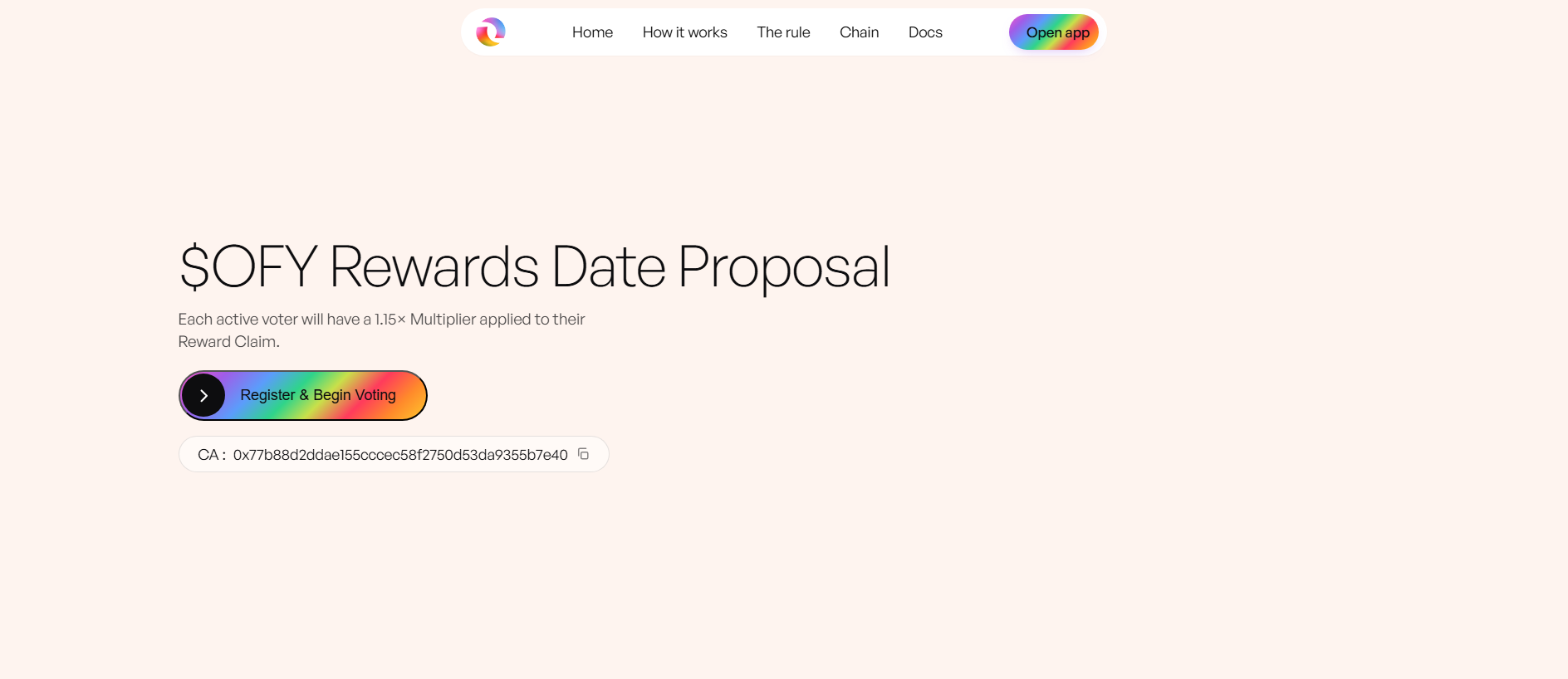 Stored capture of proposal-offyield.xyz