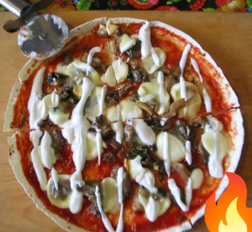 Постер Пицца на лаваше