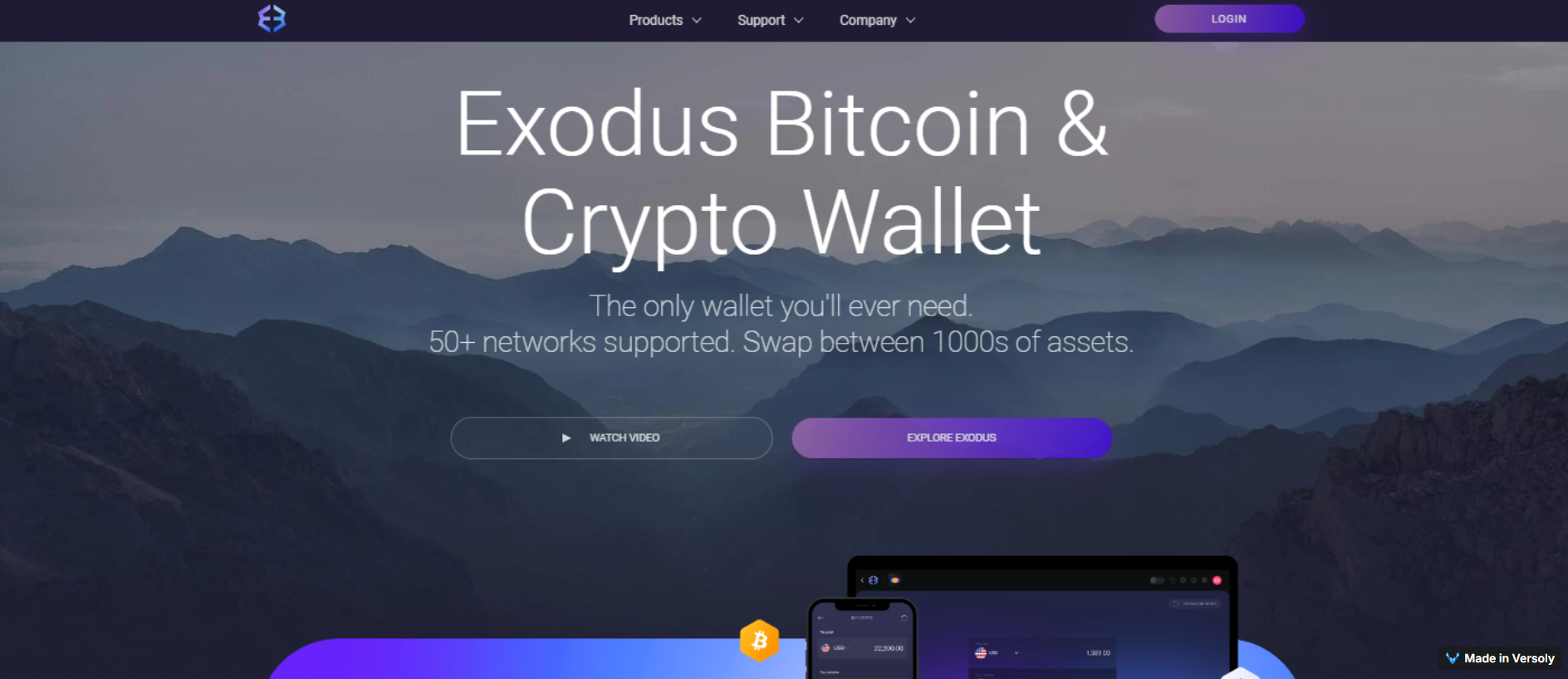 Forensic screenshot of esxxoduswallet.versoly.page showing the phishing page layout