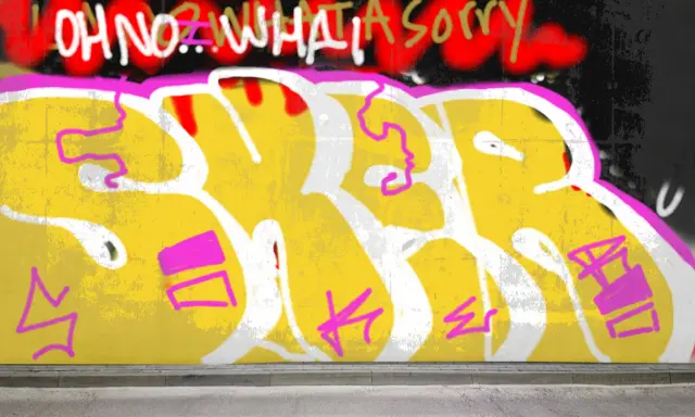 Graffiti artwork by skerrrrrr
