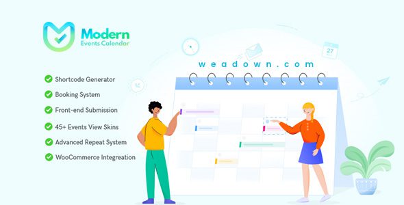 Download Modern Events Calendar Pro 7.34.2 + Addons