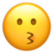 kissing-face-1f617