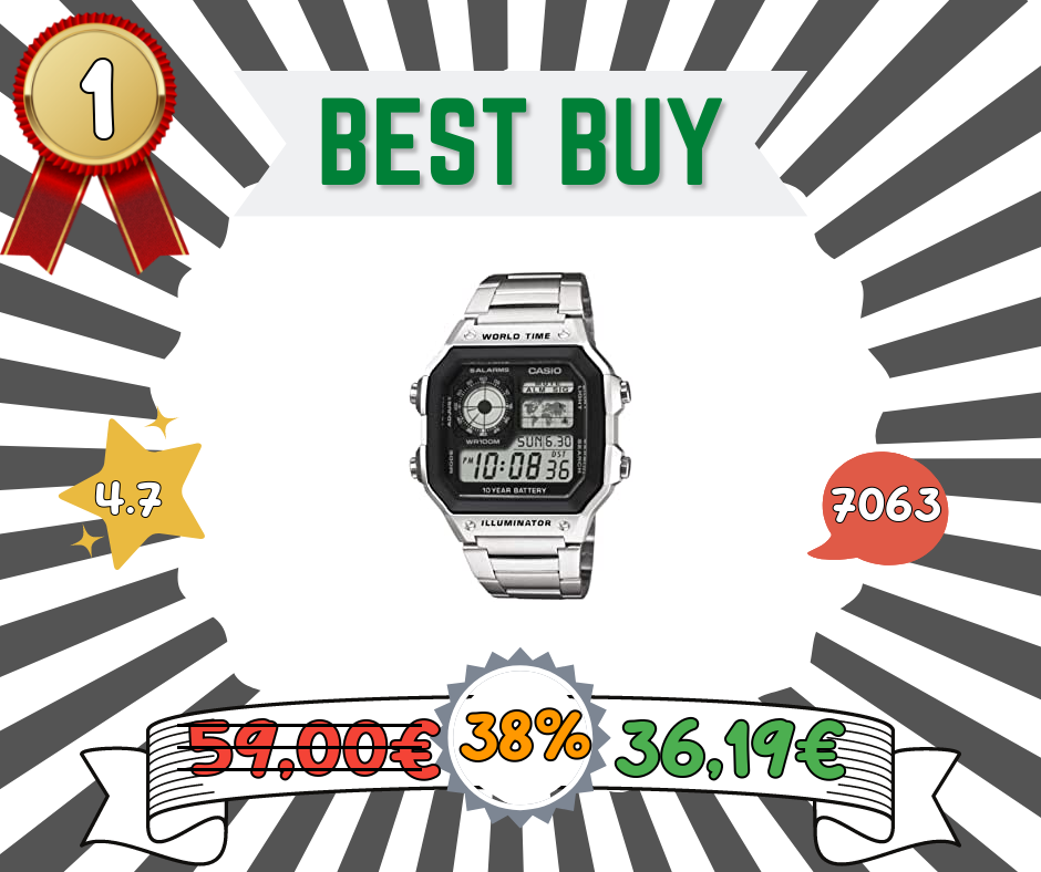 Casio Collection AE-1200WH - Orologio da uomo