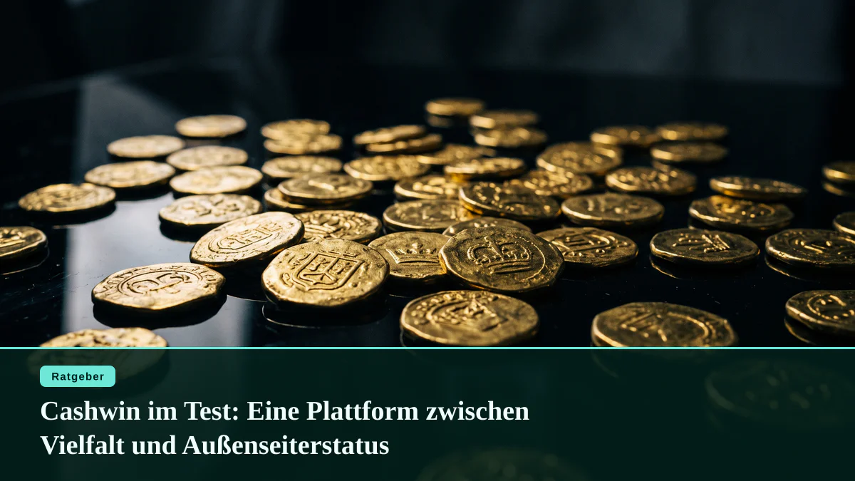 Cashwin im Test: Eine Plattform zwischen Vielfalt und Außenseiterstatus