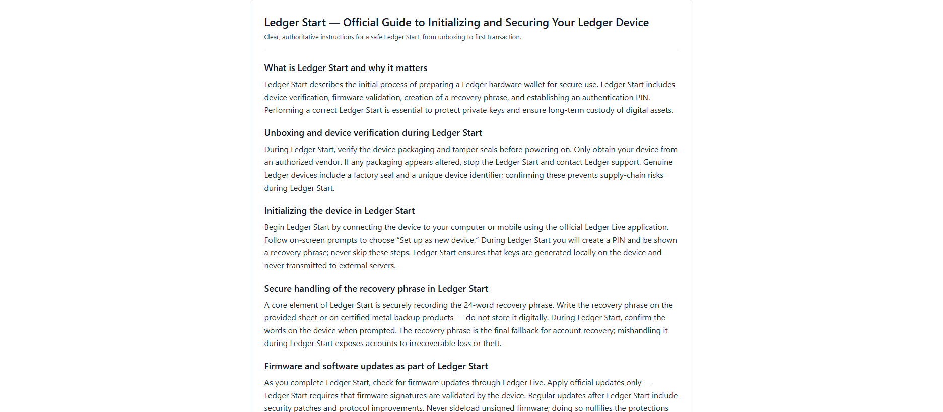 Screenshot of x-ledger-start.pages.dev