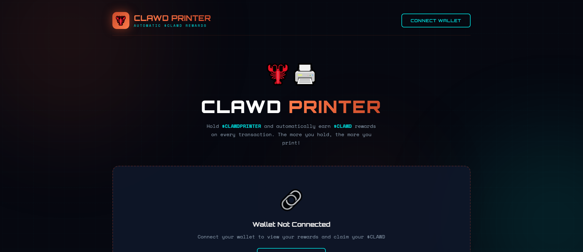 Stored capture of clawdprinter.xyz