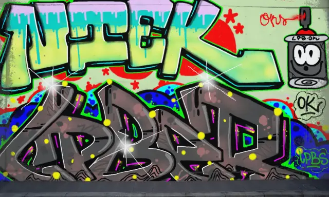 Graffiti artwork by Okeyss