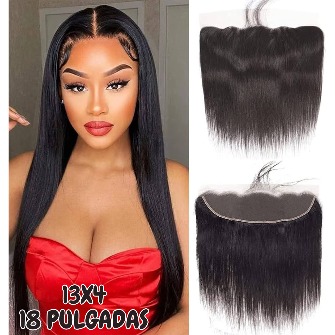 13x4 Frontal 18" Negro Lacio Phasion
