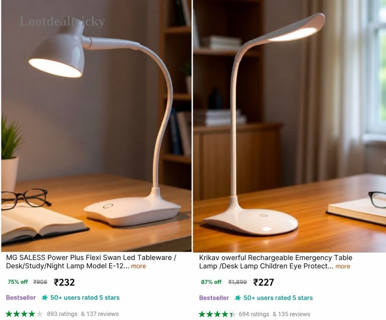 Rechargeable Led Desk – Just ₹232 | Loot Deal