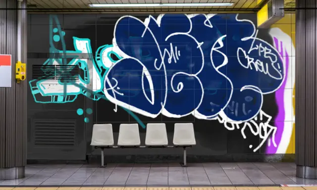 Graffiti artwork by JERR