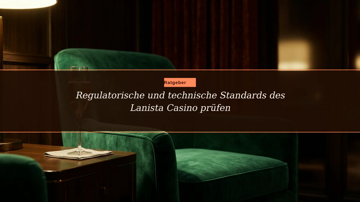Regulatorische und technische Standards des Lanista Casino prüfen