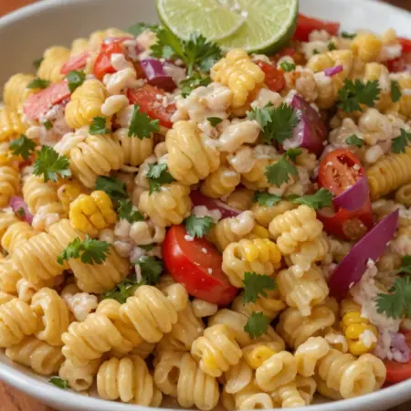 Street Corn Pasta Salad: Flavorful Summer Fare!
