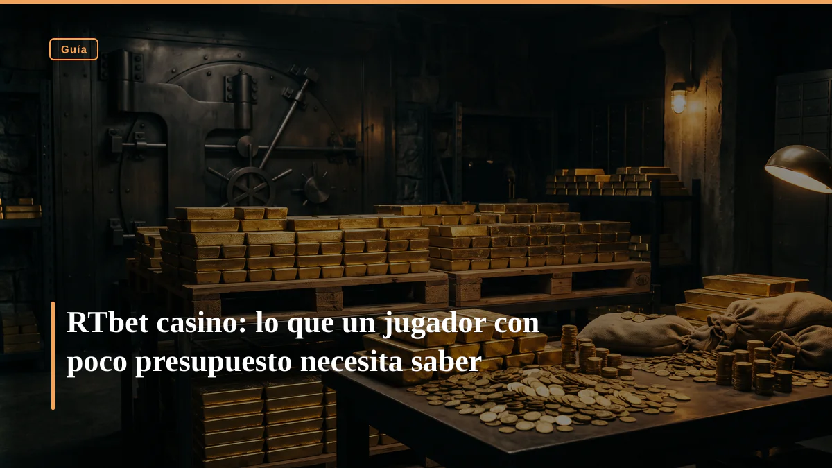 RTbet casino: lo que un jugador con poco presupuesto necesita saber
