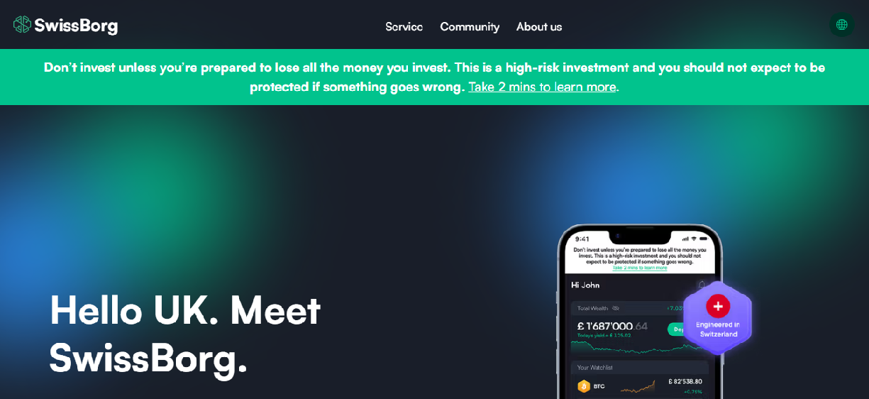 Stored capture of vorgang-swissborg.com