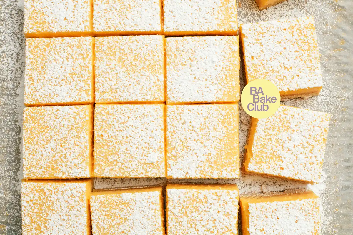 Whole Lemon Bars Recipe Revealed on BA Bake Club Podcast
