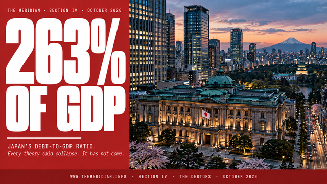 Japan Laboratory of Debt 263 Percent GDP October 2026 The Meridian Vayu Putra