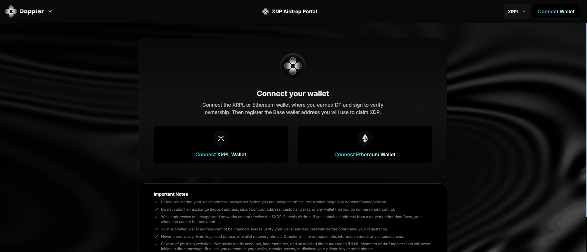 Stored capture of doppler-airdrop.com