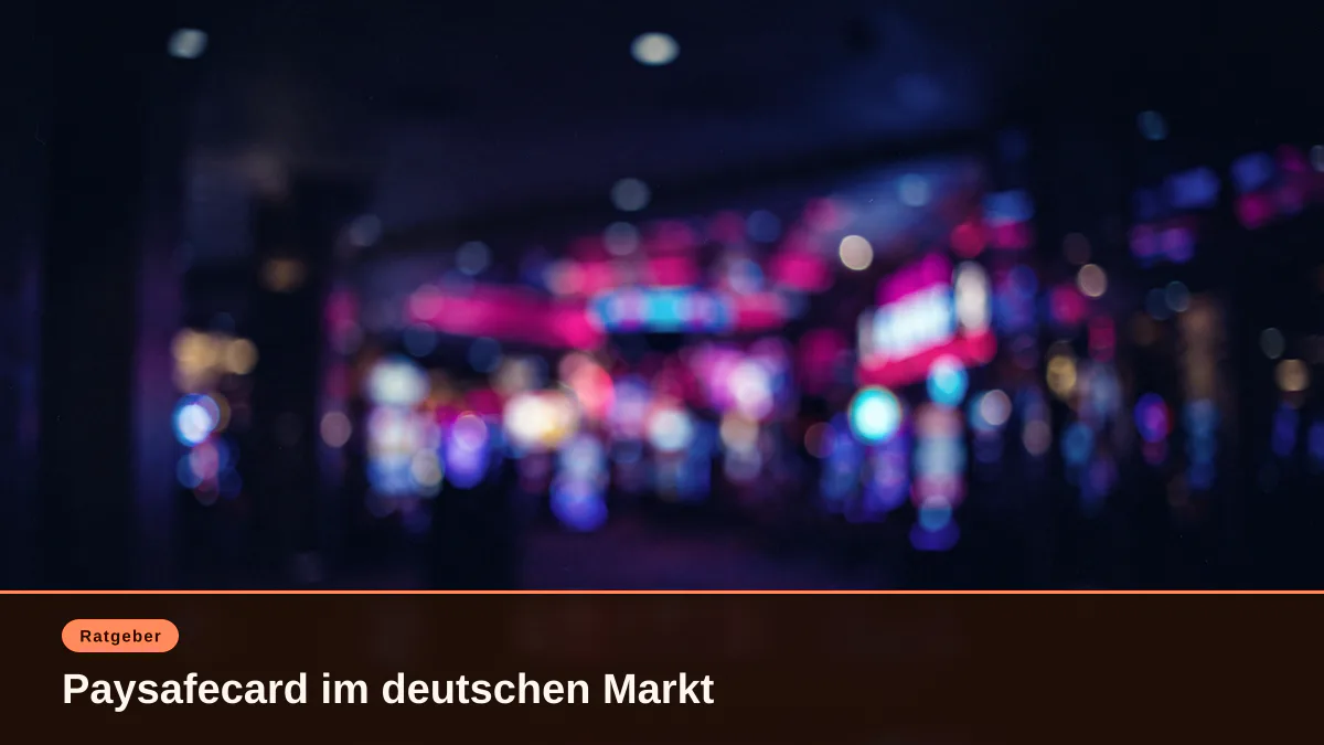 Paysafecard im deutschen Markt