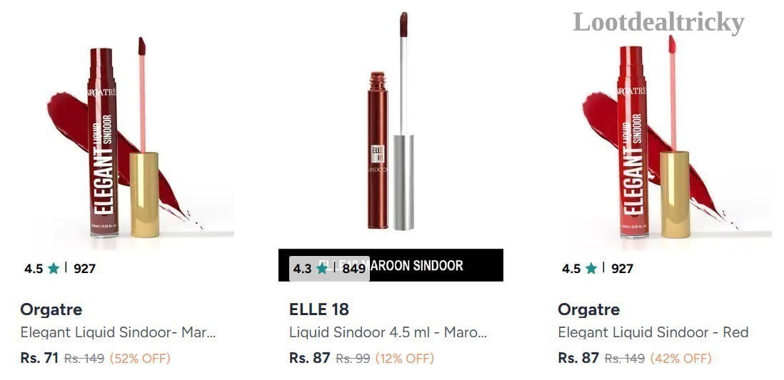 orgatre Sindoor Starting Offer Image