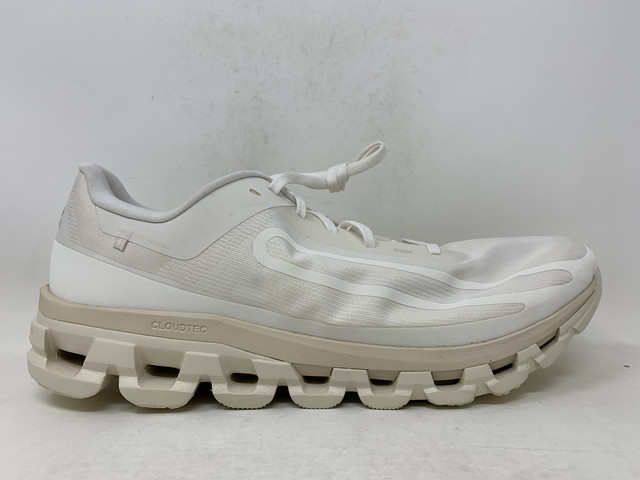 Men's On Cloudflow 4 IKON, White/Moon, 12.5 D Medium US