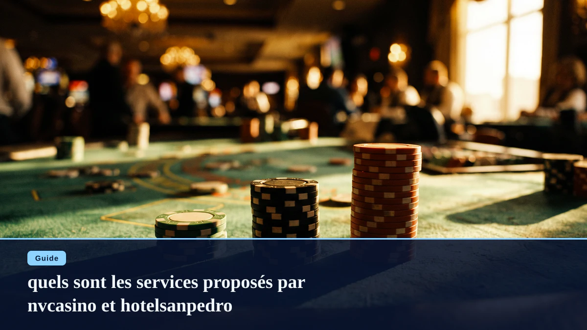 quels sont les services proposés par nvcasino et hotelsanpedro