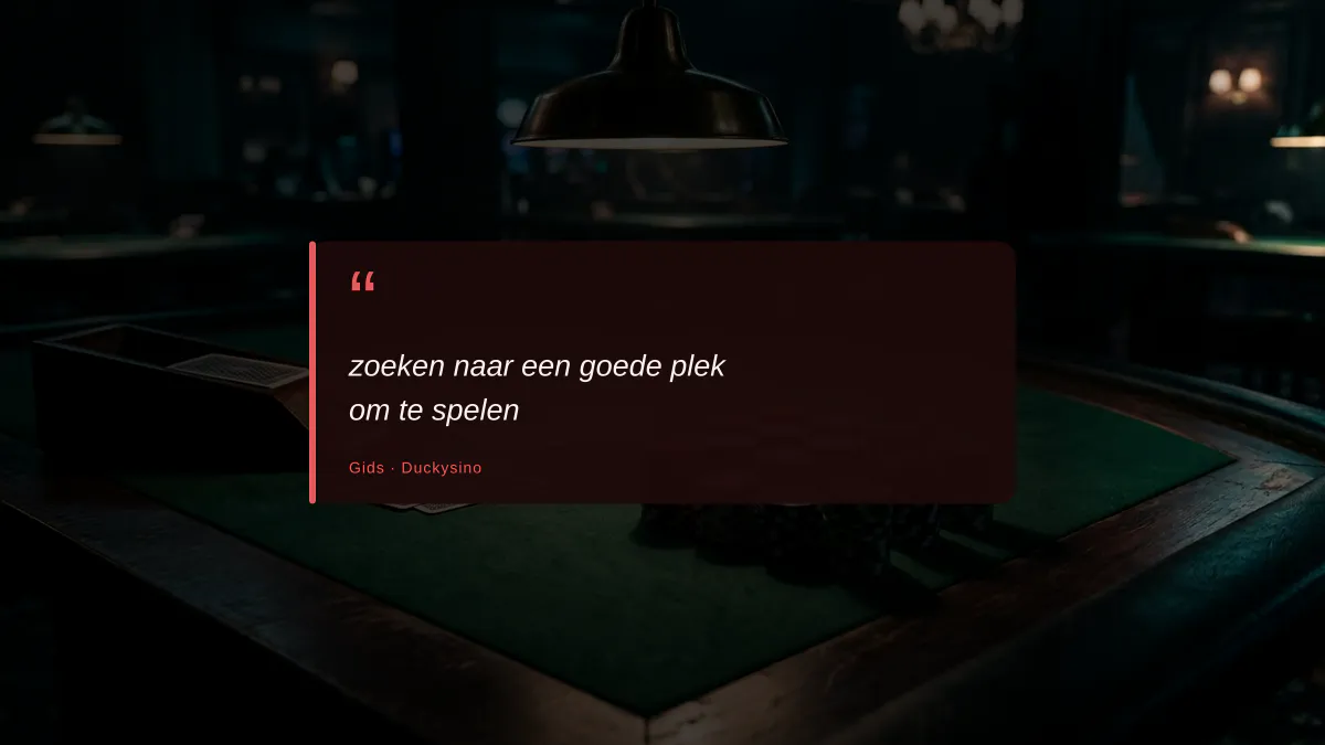 zoeken naar een goede plek om te spelen