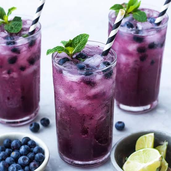 Blueberry Mint Mocktail