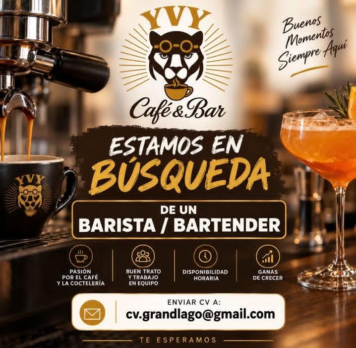 Se busca Barista/Bartender en Posadas