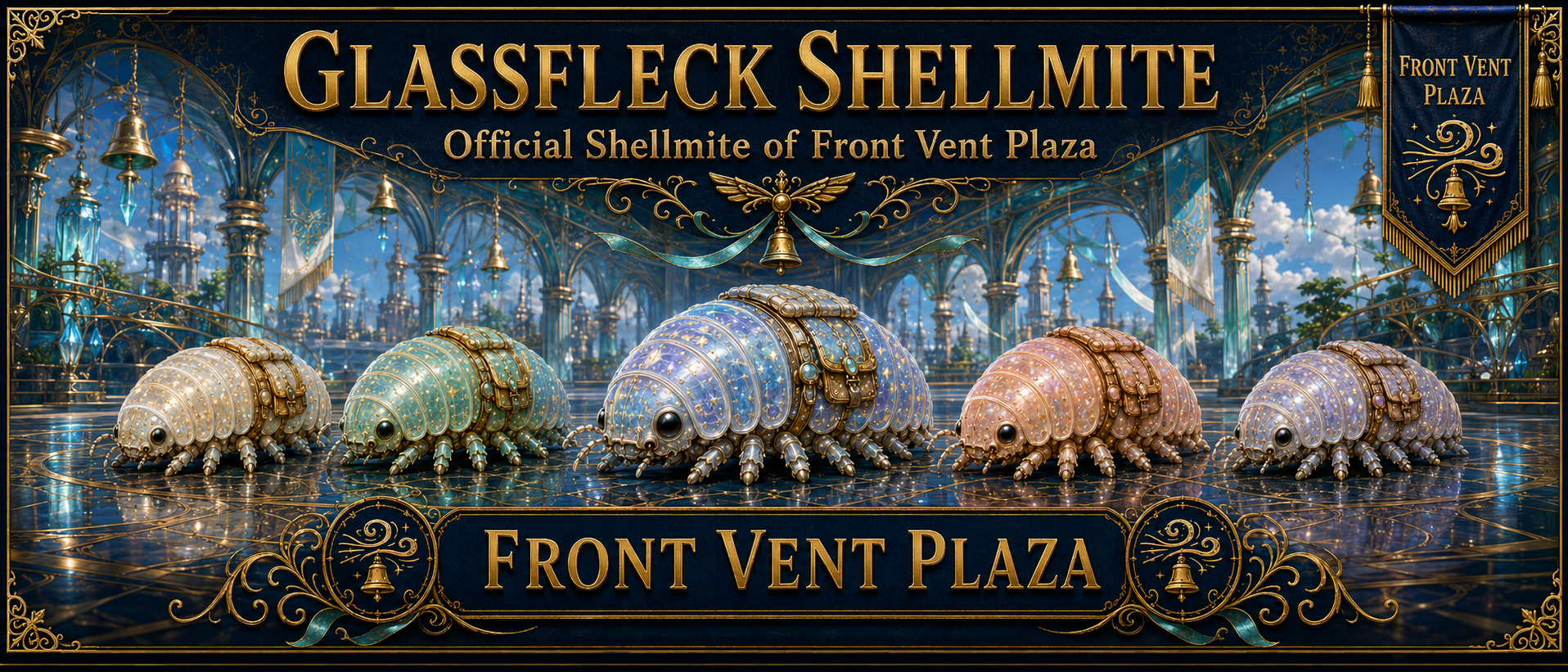Glassfleck Shellmite official shellmite of Front Vent Plaza