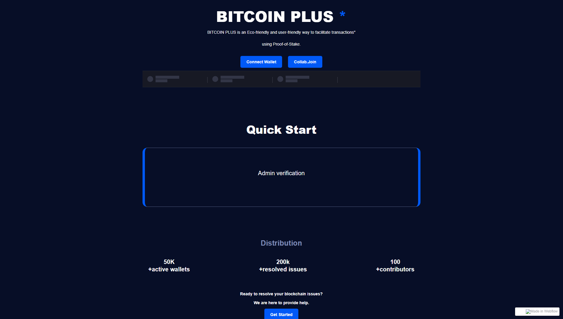 Forensic screenshot of bitcoinplus.pages.dev showing the phishing page layout