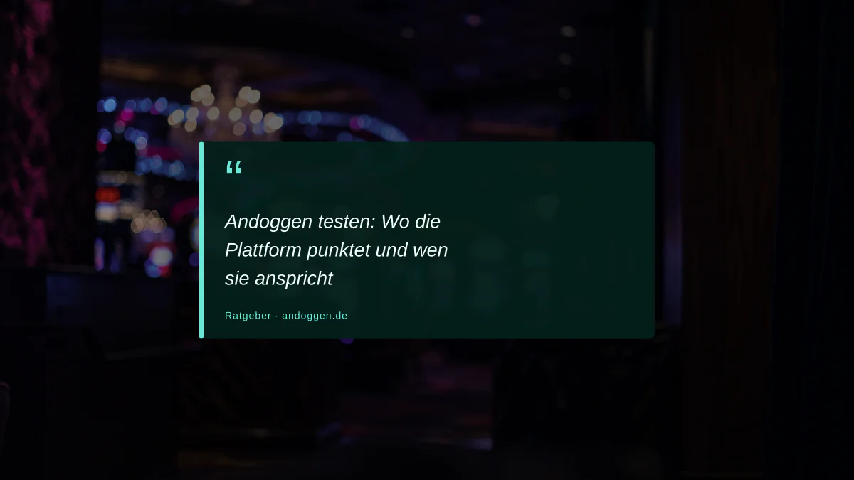 Andoggen testen: Wo die Plattform punktet und wen sie anspricht