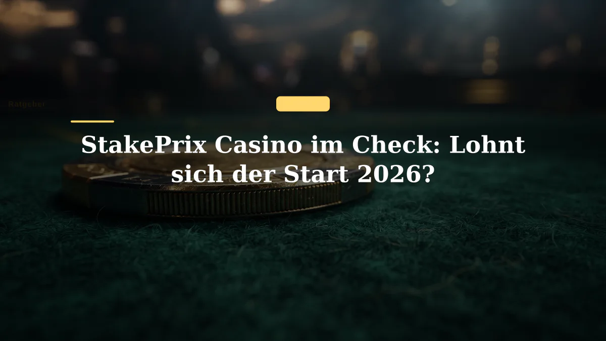 StakePrix Casino im Check: Lohnt sich der Start 2026?