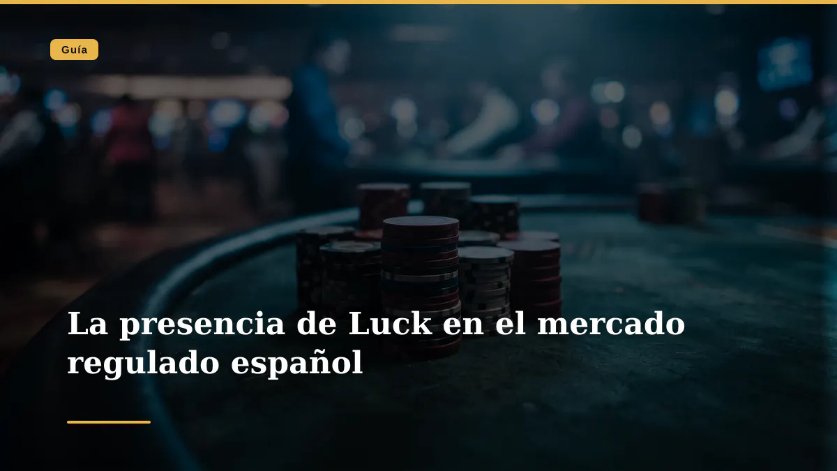 La presencia de Luck en el mercado regulado español