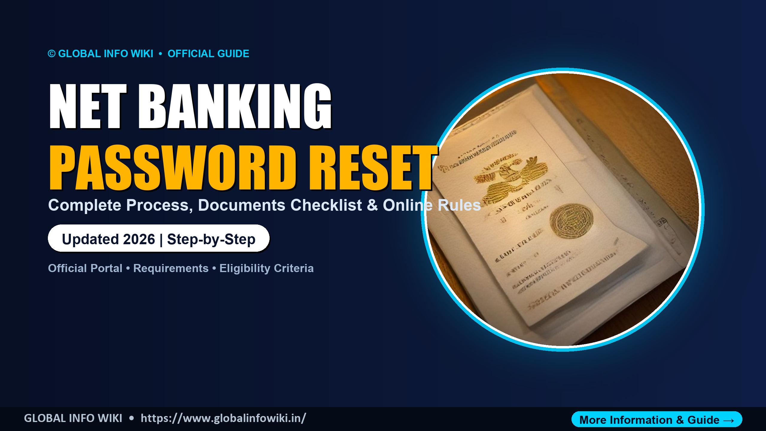 Net Banking Password Reset Kaise Kare — SBI HDFC ICICI PNB Axis All Banks Guide Net Banking Password Reset Kaise Kare — SBI HDFC ICICI PNB Axis All Banks Guide