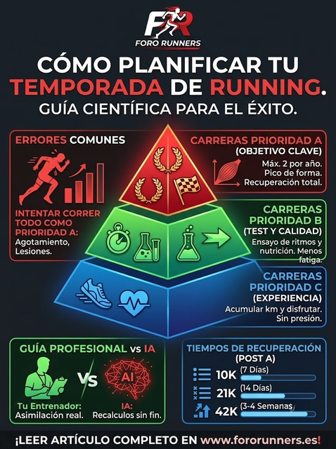 Cómo planificar tu temporada de running: prioridades, fisiología y el peligro de competir siempre al máximo