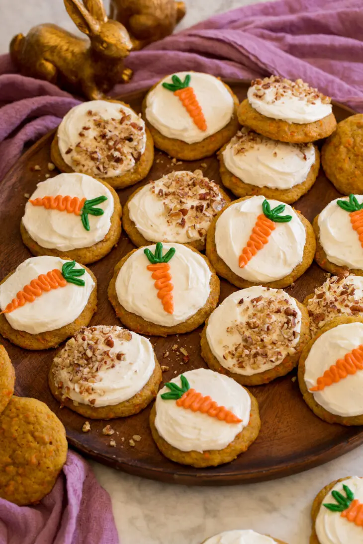 Carrot Cake Cookies Delight in Handheld Form