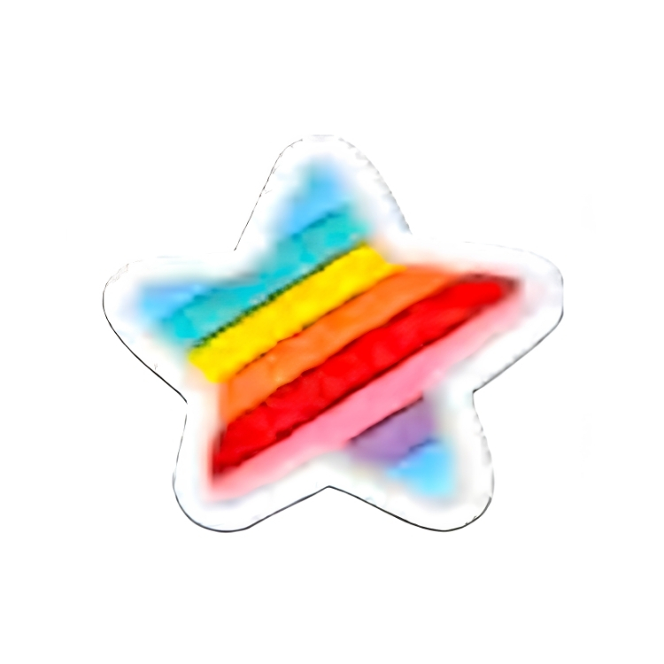 Etoile multicolore